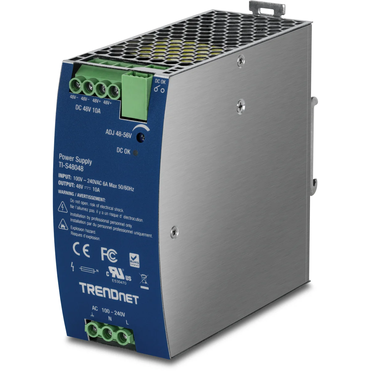 TRENDnet TI-S48048 48V 480W Output Industrial