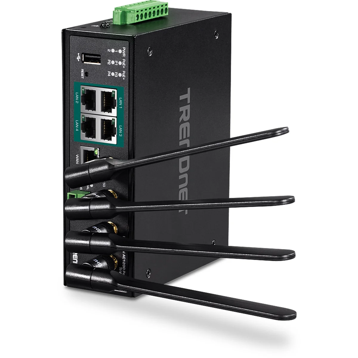 TRENDnet TI-WP100 Industrial AC1200 Wireless Gigabit PoE+ Router