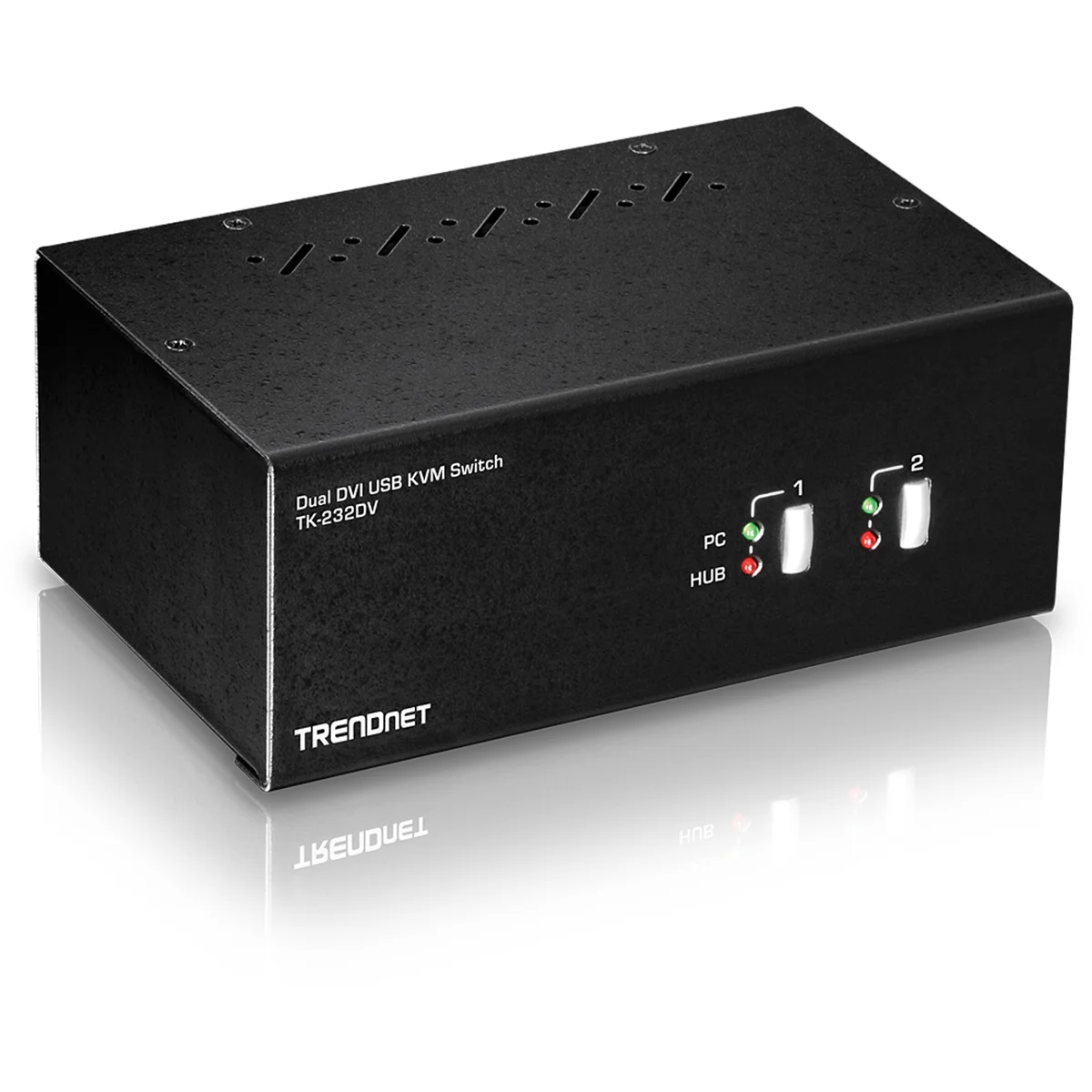 TRENDnet TK-232DV 2-Port Dual Monitor DVI KVM Switch