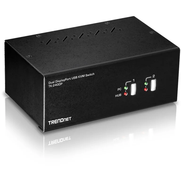 TRENDnet TK-240DP 2-Port Dual Monitor Display Port KVM Switch