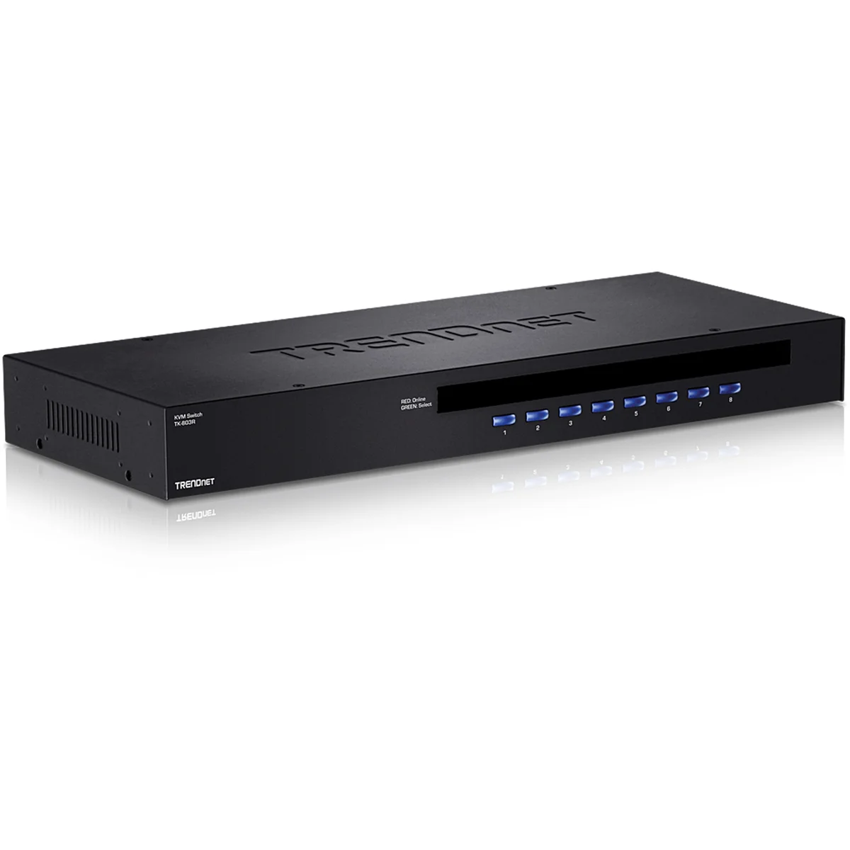 TRENDnet TK-803R 8-Port KVM USB/PS2 Rack Mount Switch