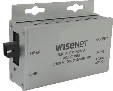 Hanwha TMC-FSTS1ACM-A Mini 100M Media Converter (A)