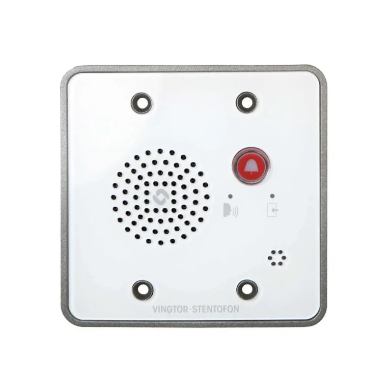 Hanwha TMIS-1 Indoor Audio Intercom, IP42, Full Duplex Audio Only