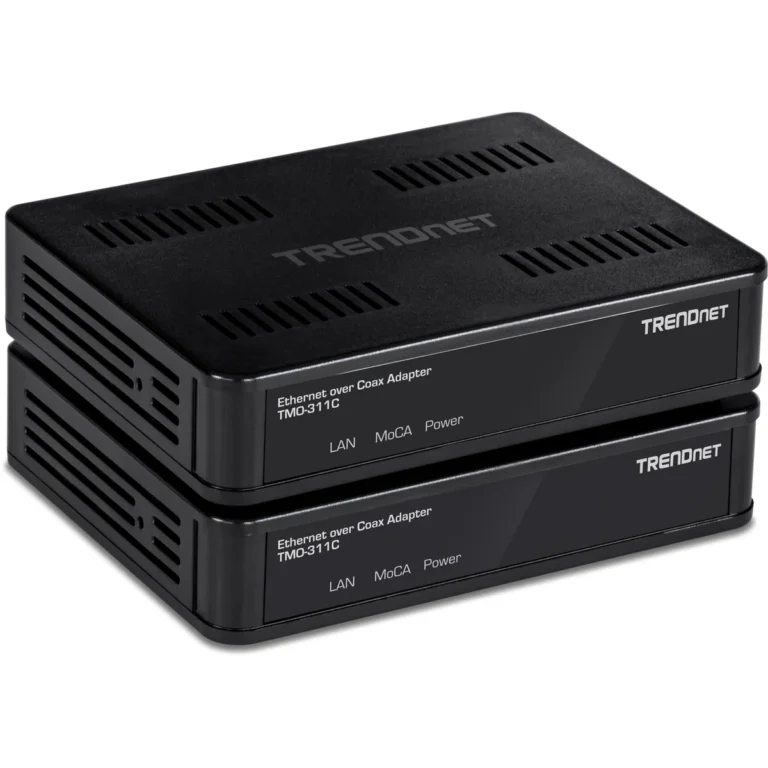 TRENDnet TMO-311C2K MoCA 2.0 Ethernet over Coax Adapter (2-Pack)