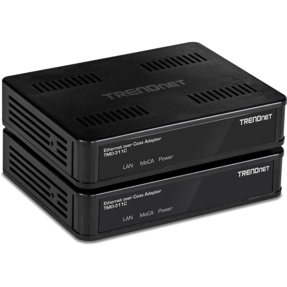 TRENDnet TMO-311C2K MoCA 2.0 Ethernet over Coax Adapter (2-Pack)