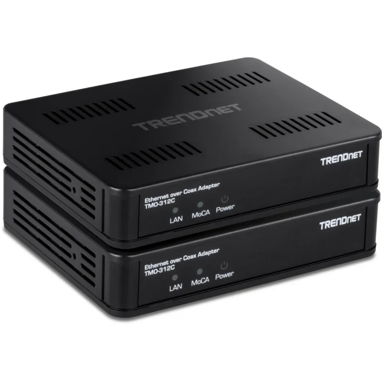 TRENDnet TMO-312C2K MoCA 2.5 Ethernet over Coax Adapter (2-Pack)