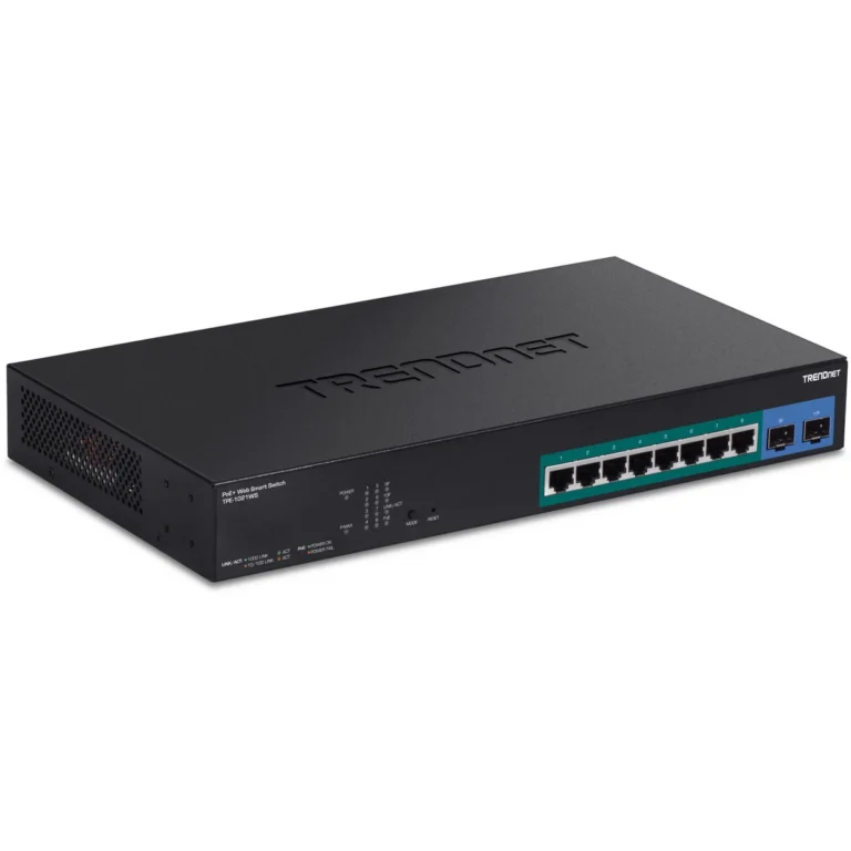 TRENDnet TPE-1021WS 10-Port Gigabit Web Smart PoE+ Switch
