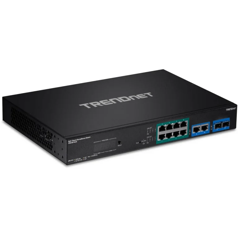 TRENDnet TPE-3012LS 12-Port Gigabit PoE+ Smart Surveillance Switch