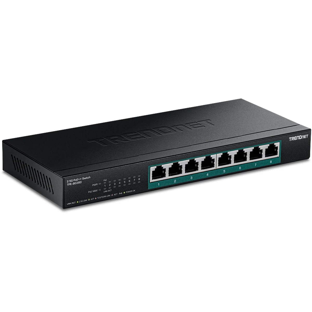 TRENDnet TPE-BG380 8-Port 2.5G PoE++ Switch
