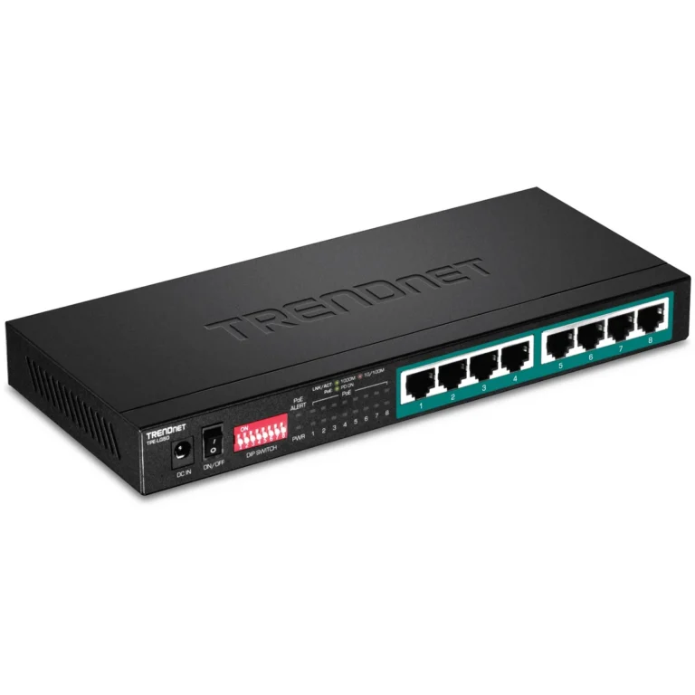 TRENDnet TPE-LG80 8-Port Gigabit Long Range PoE+ Switch