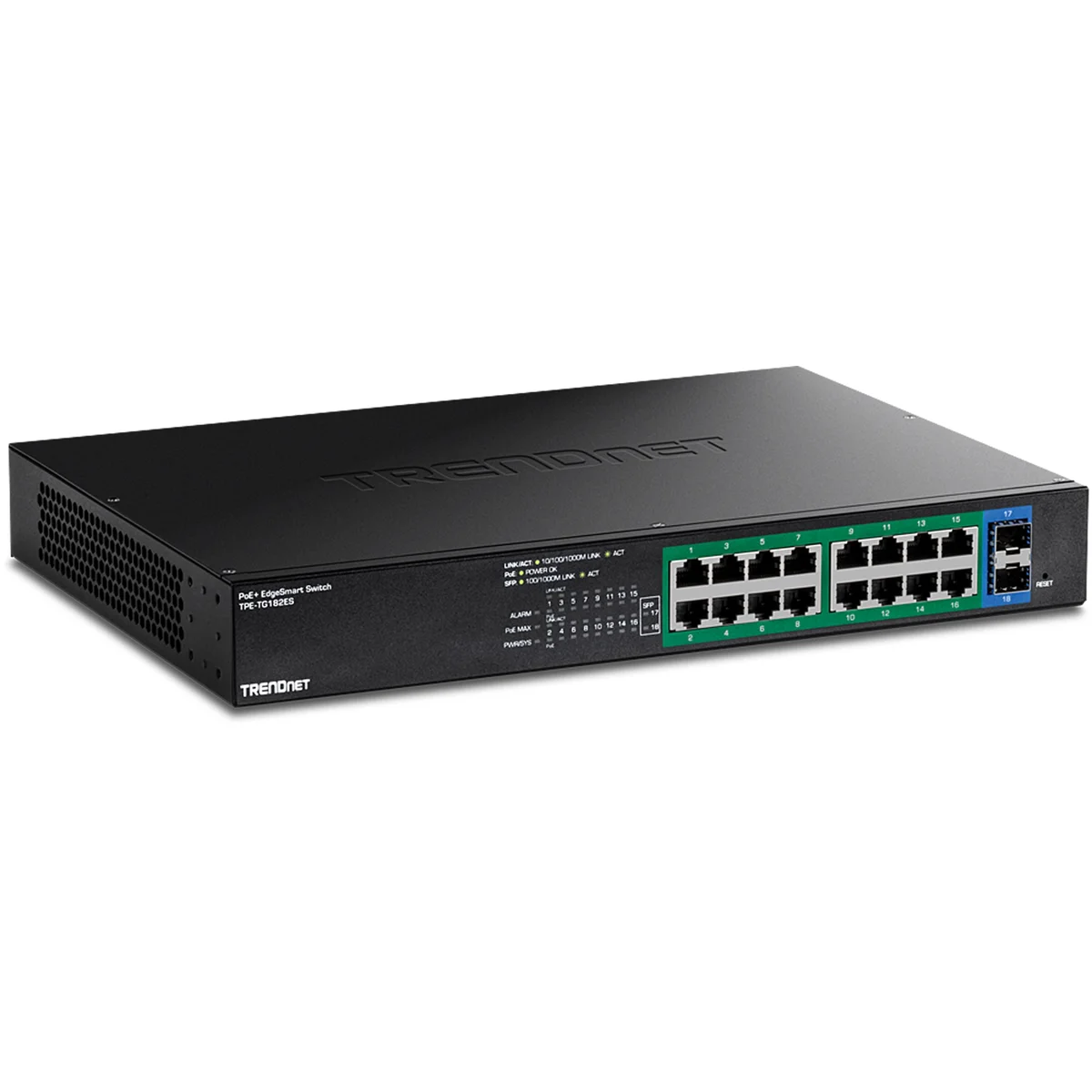 TRENDnet TPE-TG182ES 18-Port Gigabit EdgeSmart PoE+ Switch