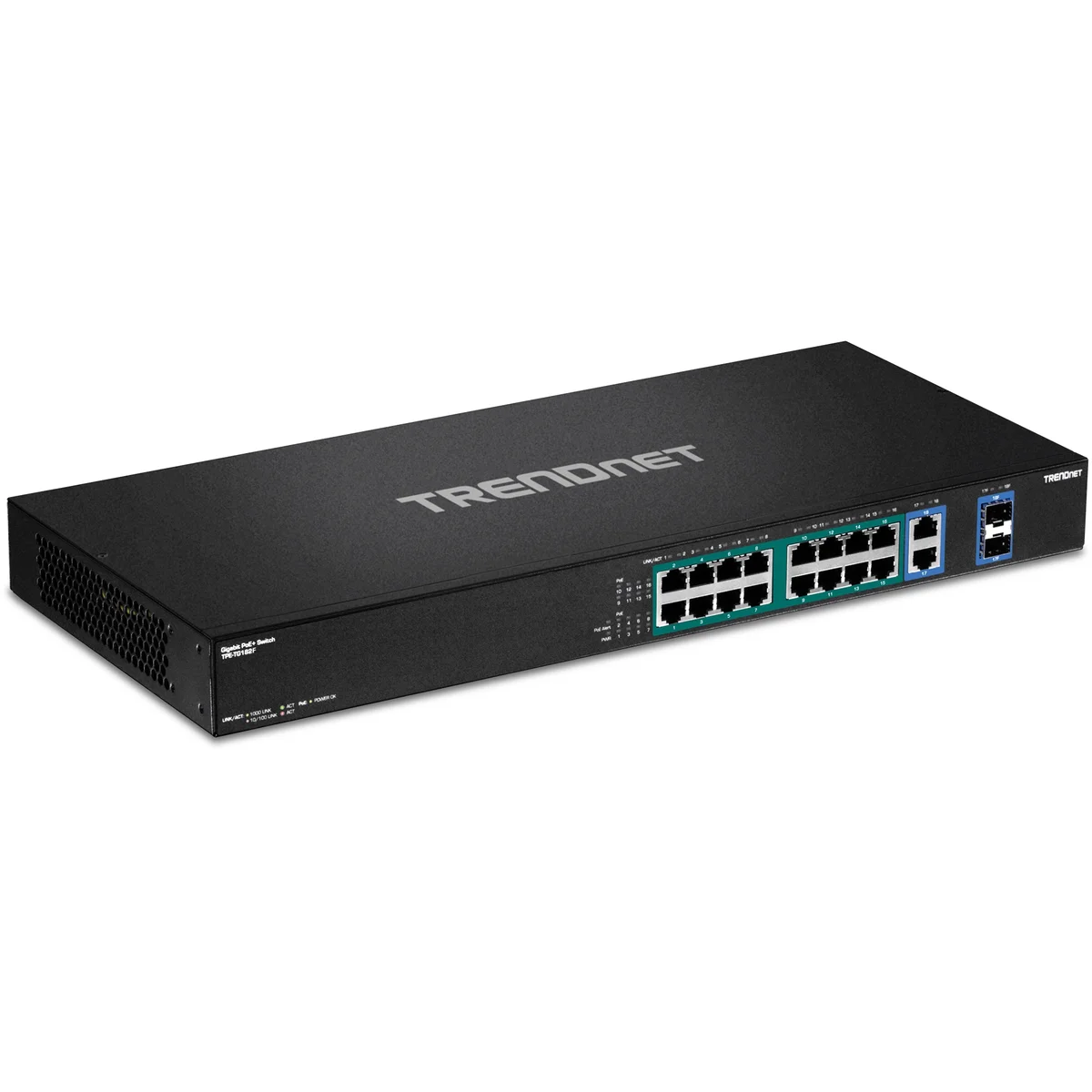 TRENDnet TPE-TG182F 18-Port Gigabit High Power PoE+ Switch