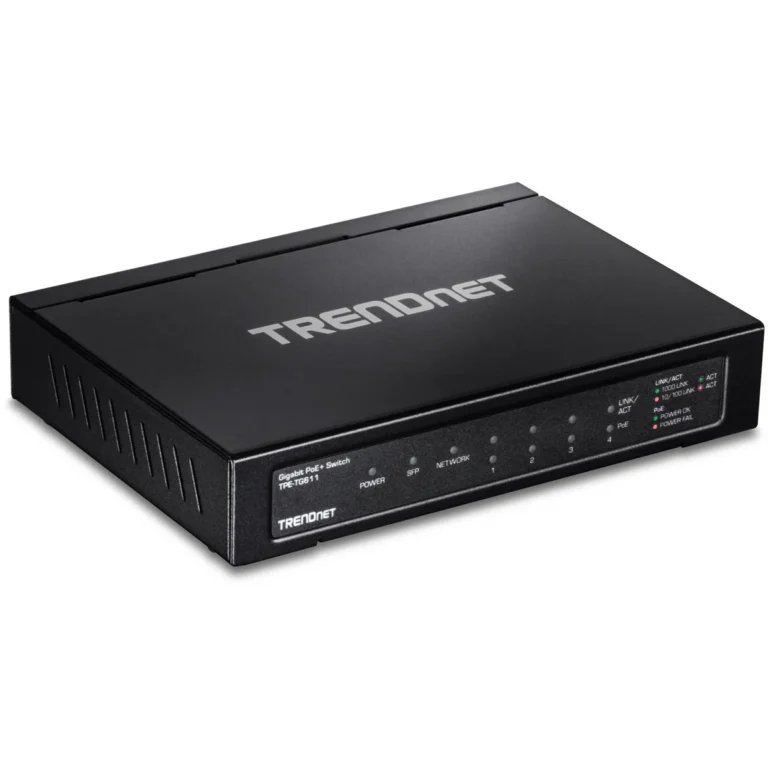 TRENDnet TPE-TG611 6-Port Gigabit PoE+ Switch