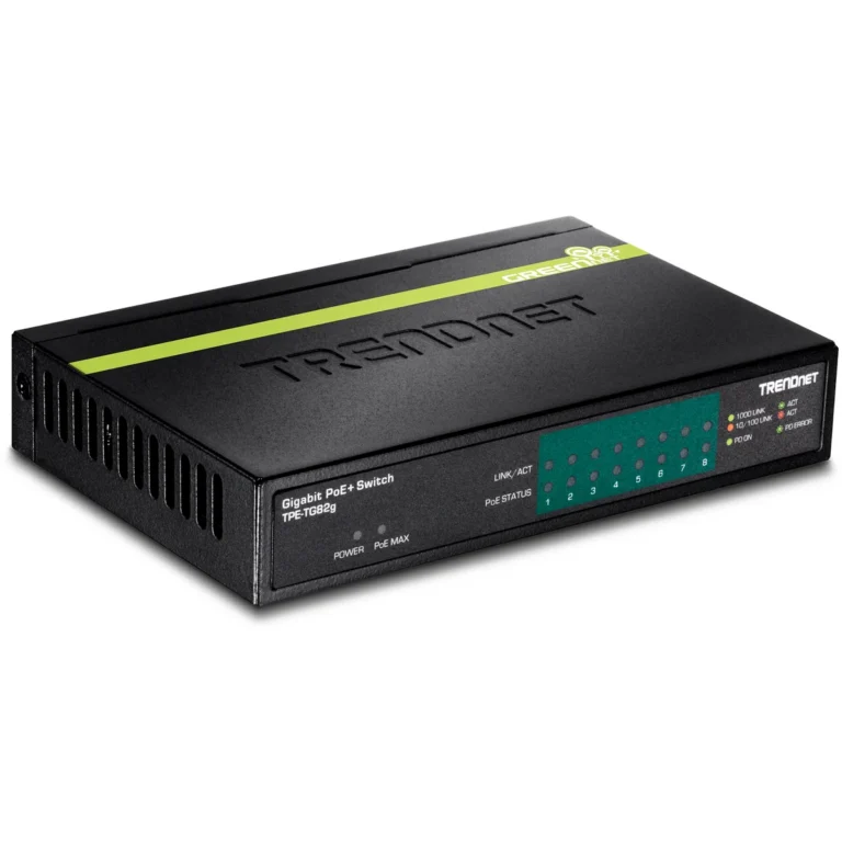 TRENDnet TPE-TG82G 8-Port Gigabit PoE+ Switch