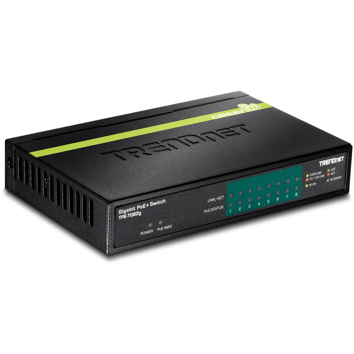 TRENDnet TPE-TG82G 8-Port Gigabit PoE+ Switch