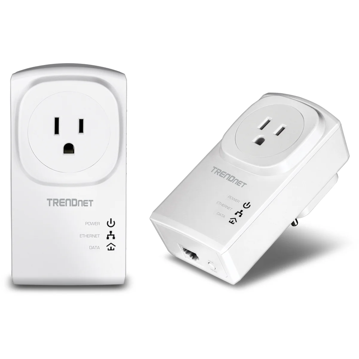 TRENDnet TPL-407E2K 500 AV Compact Powerline Adapter Kit /w Pass Through