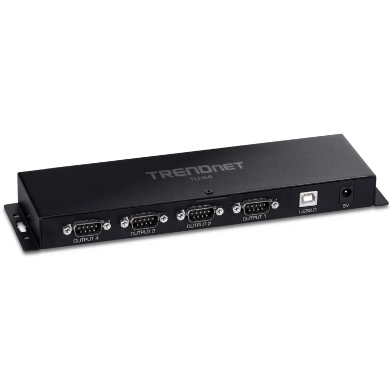 TRENDnet TU-S4 4 Port USB to Serial RS232 Adapter