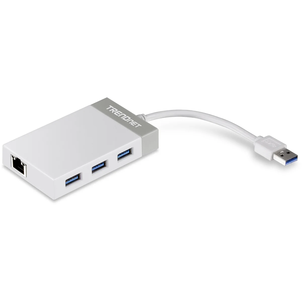 TRENDnet TU3-ETGH3 USB 3.0 to Gigabit Ethernet Adapter + USB Hub