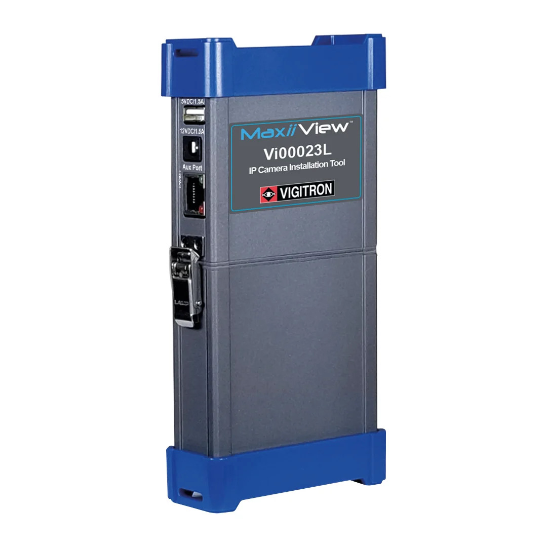 Vigitron Vi00023 MaxiiView™ WiFi Camera set up tool W/PoE meter & built in removable PoE power supply
