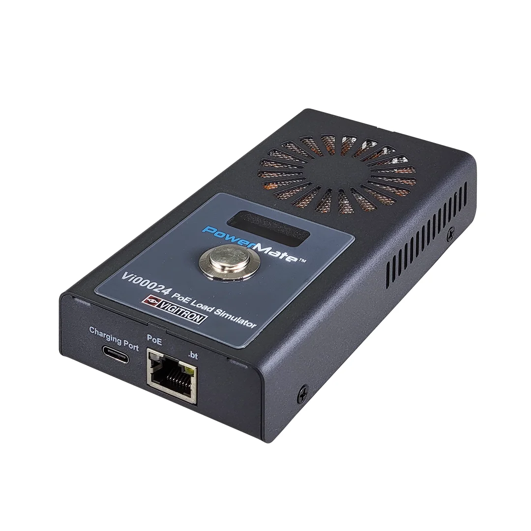 Vigitron Vi00024  PowerMate™ PoE Maximum load meter w/ voltage/power meter up to 74W PoE