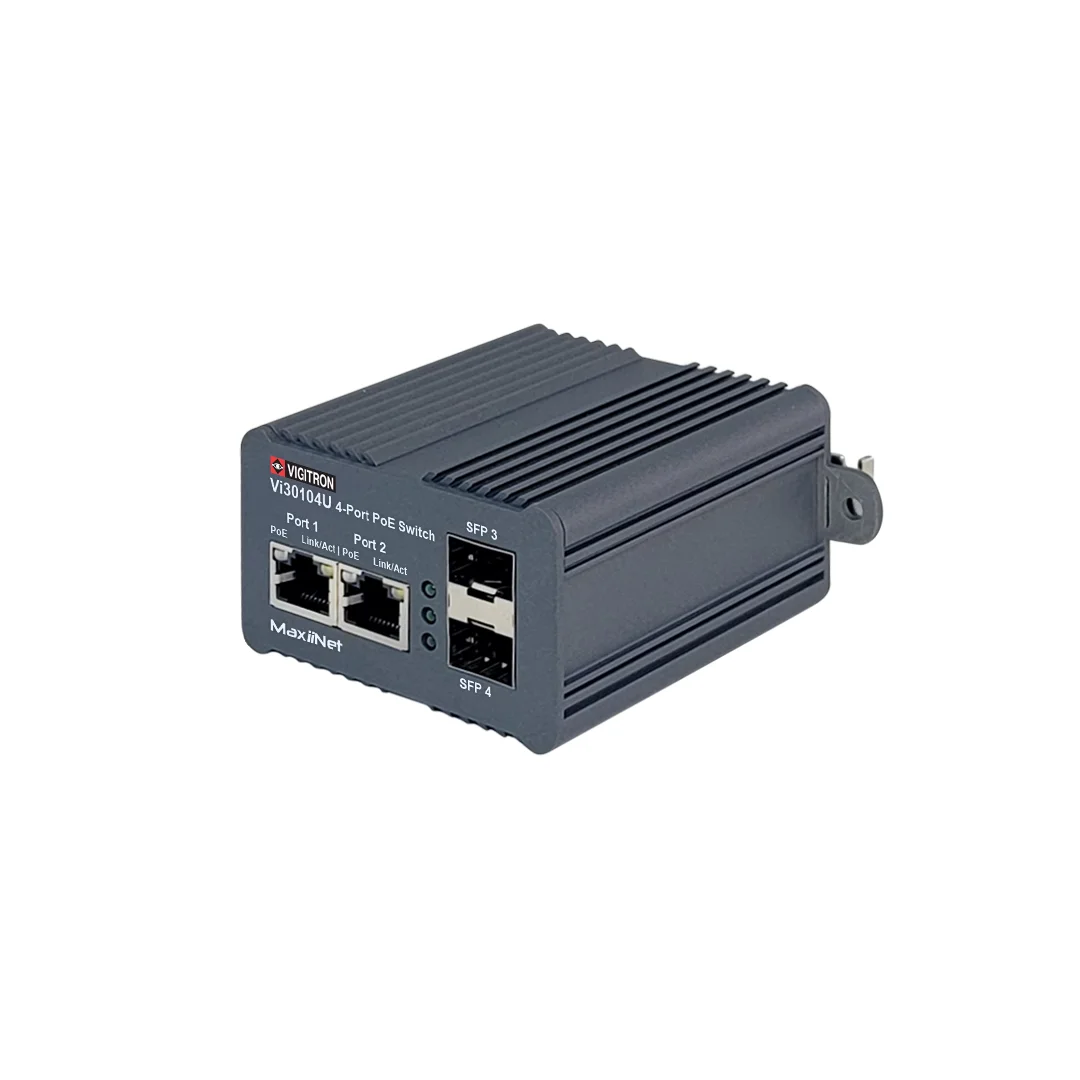 Vigitron Vi30104U 4-Port Layer 2, 1G PoE Switch