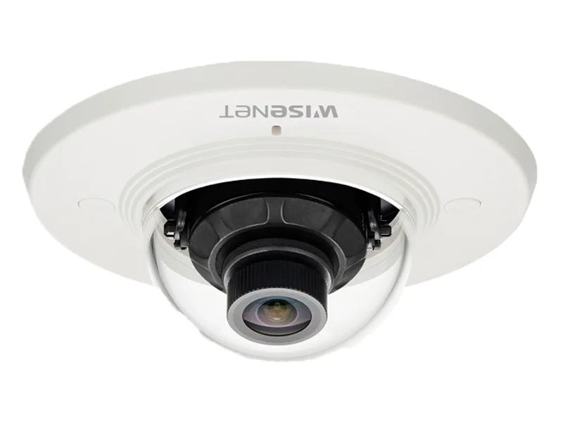 Hanwha XND-8020F 5MP Indoor Flush Mount Compact Dome Camera
