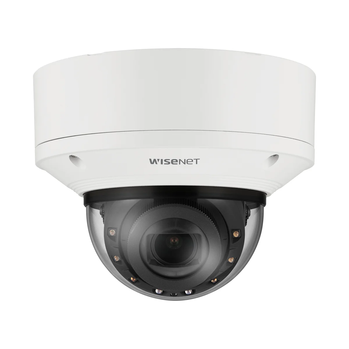 Hanwha XND-8083RV 6MP IR Indoor Vandal Dome AI Camera
