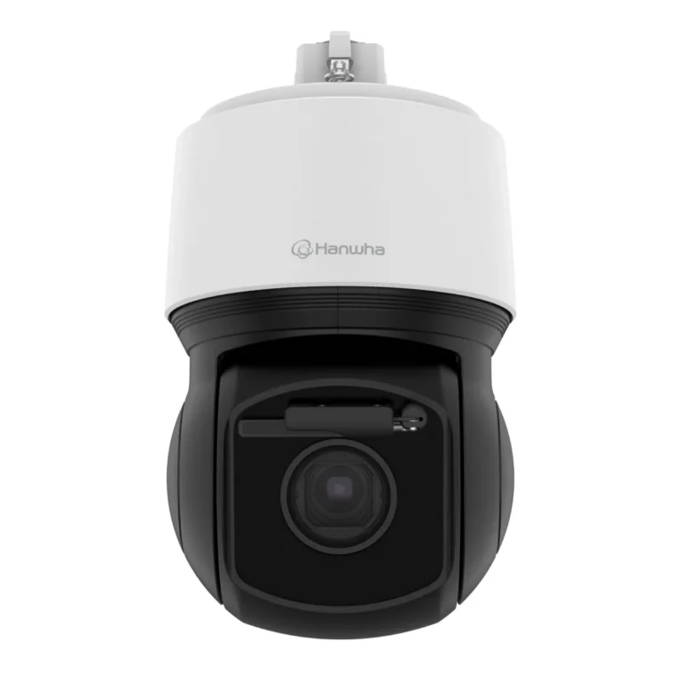 Hanwha XNP-C9303RW 8MP 30x AI PTZ Camera with built-in wiper