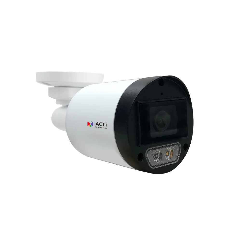 ACTi Z322 4MP Deep Learning AI ColorGuard f2.8mm Fixed Bullet with IR LED 50m, White LED 50m, Smart Dual Light