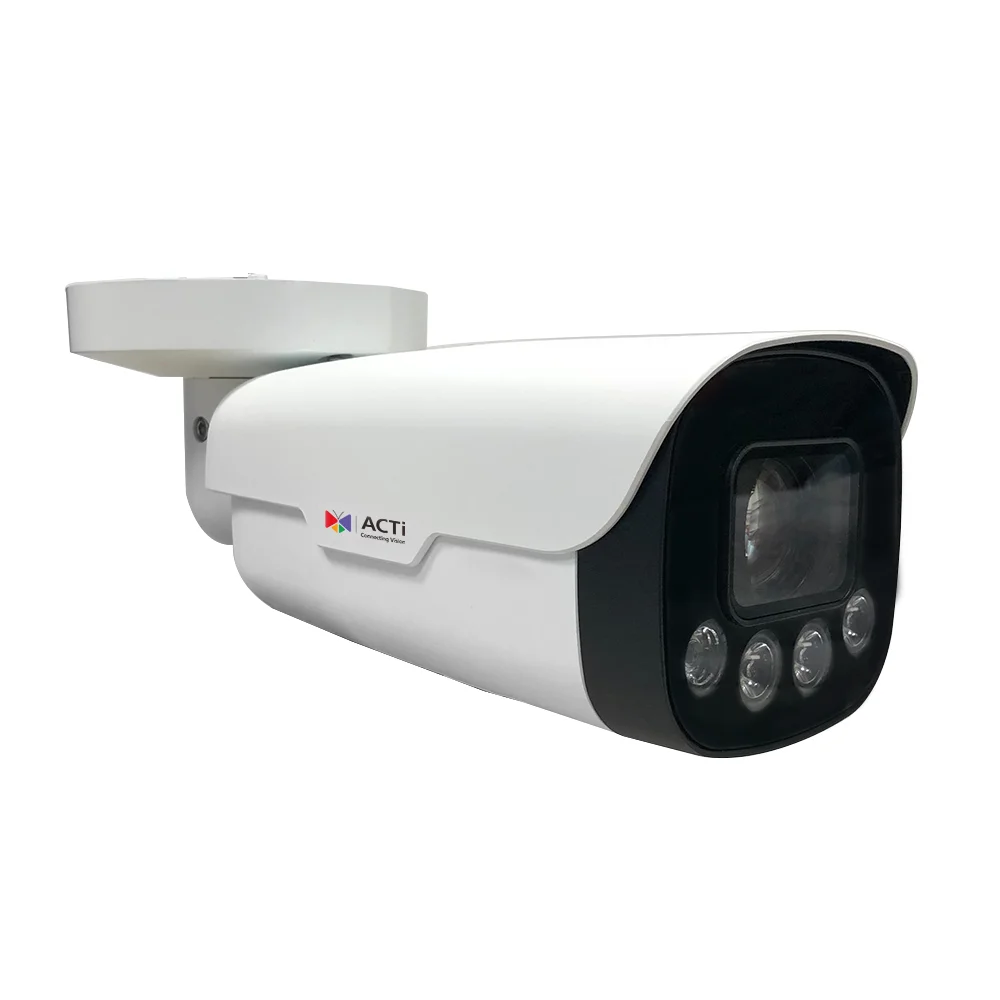ACTi Z415 2MP Deep Learning AI LightGuard 10x Zoom Bullet with IR LED 100m