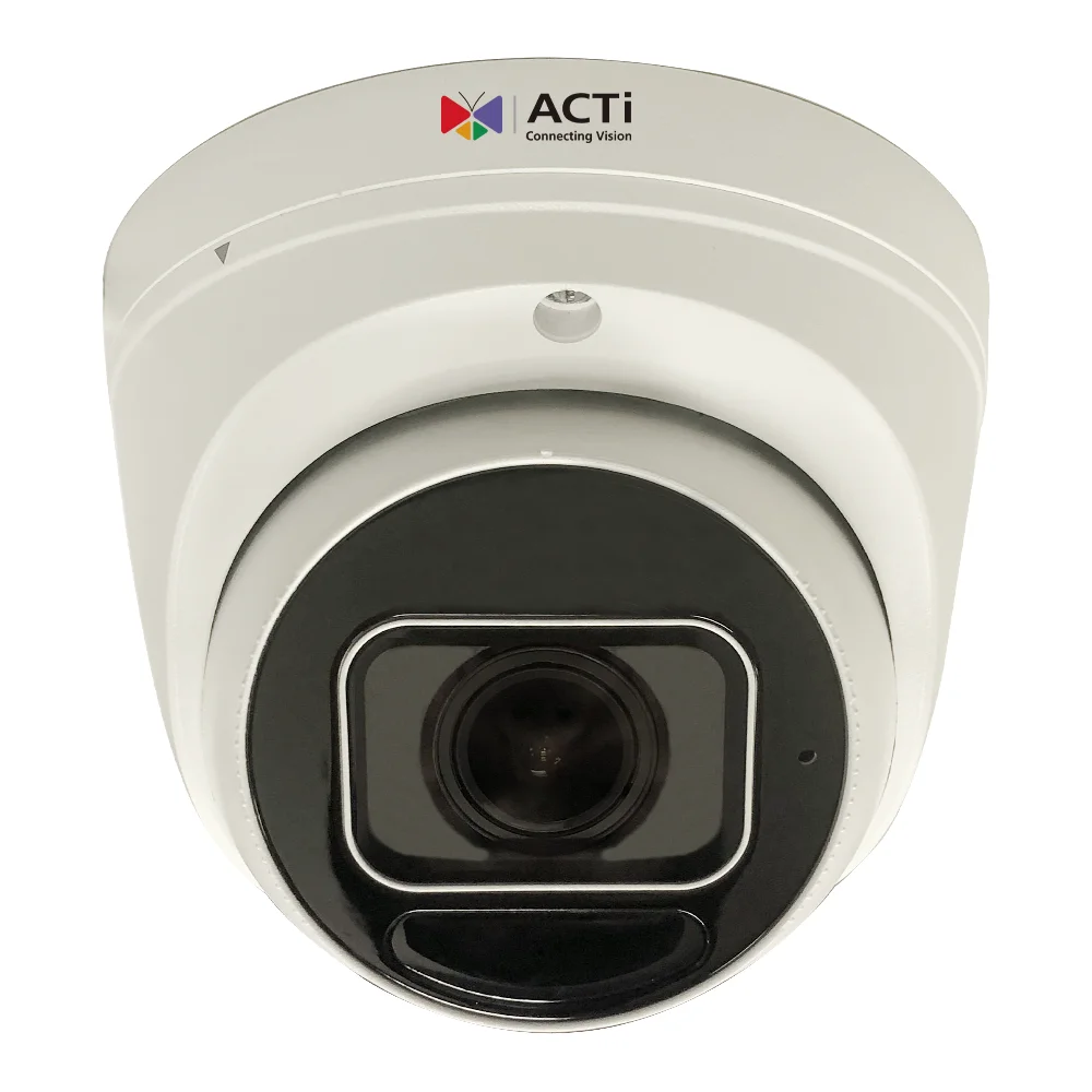 ACTi Z814 4MP 4.3x Outdoor Zoom Turret with IR LED 60m, WDR 120dB