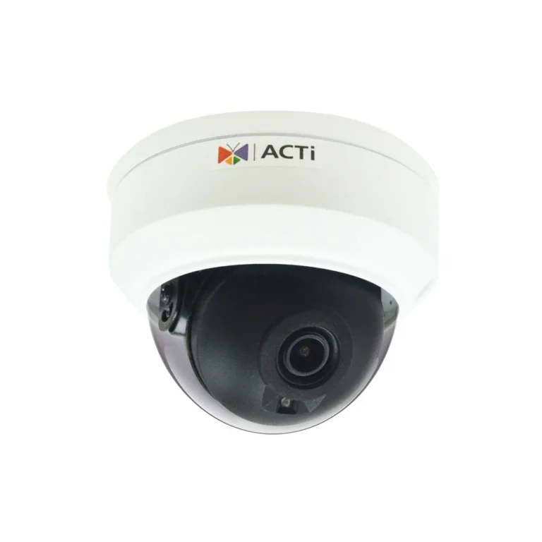 ACTi Z912 5MP Deep Learning AI LightGuard f2.8mm Outdoor Fixed Dome with IR LED 50m