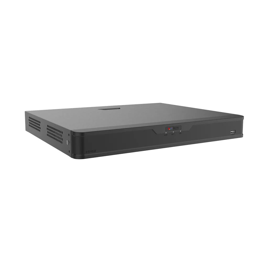 ACTi ZNR-222P Deep Learning AI 16-Channel Rackmount Standalone NVR with 16-port PoE Connectors